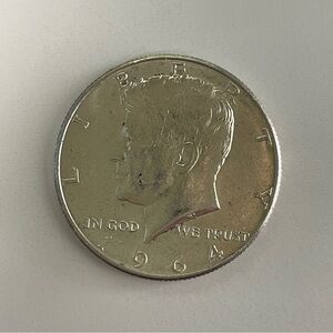 1964 Kennedy Half Dollar – 90% Silver – Circulated – See Photos